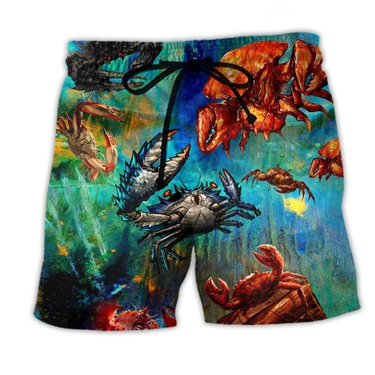 Crab Let’s Get Cracking Fun - Beach Short