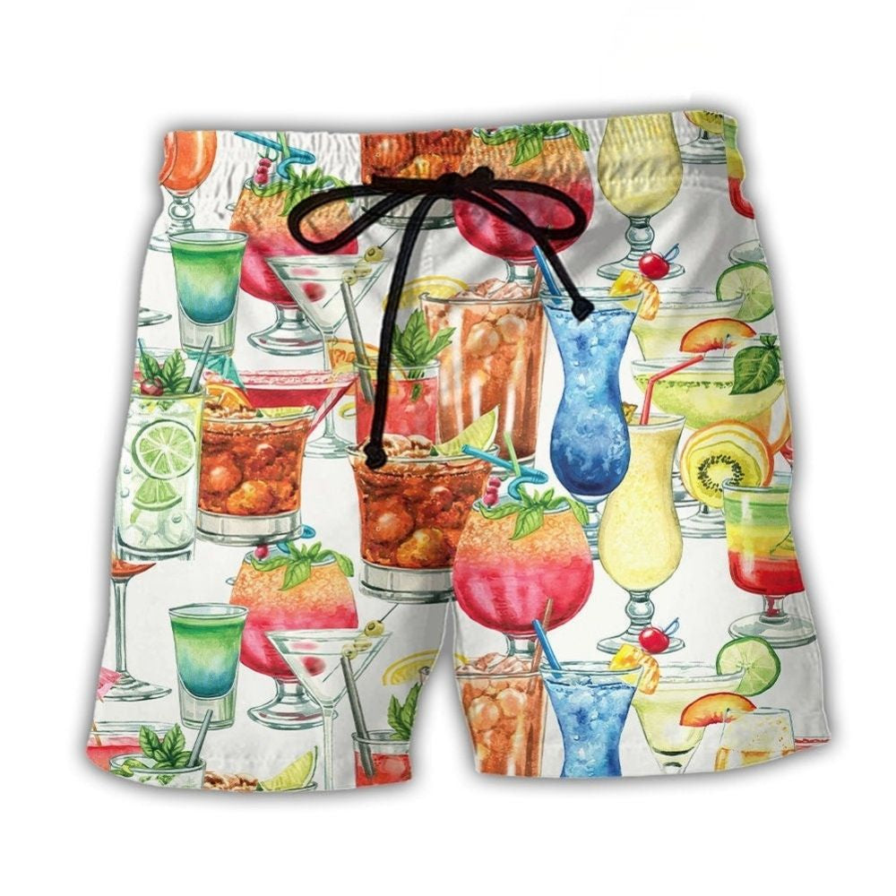 Born To Drink Cocktail Party Fun – Beach Short
