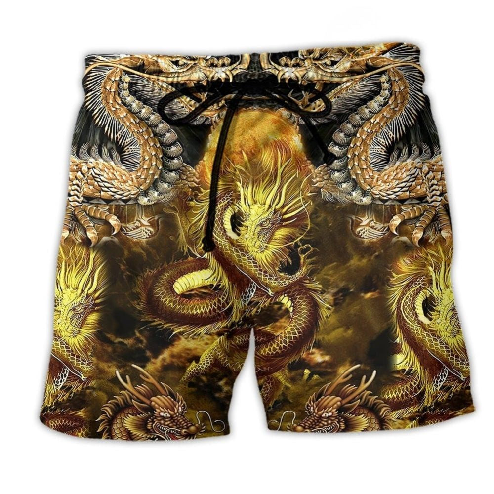 Dragon Gold Pattern Life – Beach Short