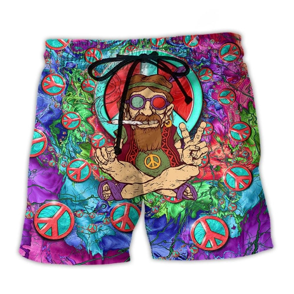 Hippie Peace Life High Color – Beach Short