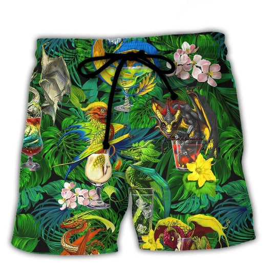 Dragon Cocktail Tropical Summer – Beach Short