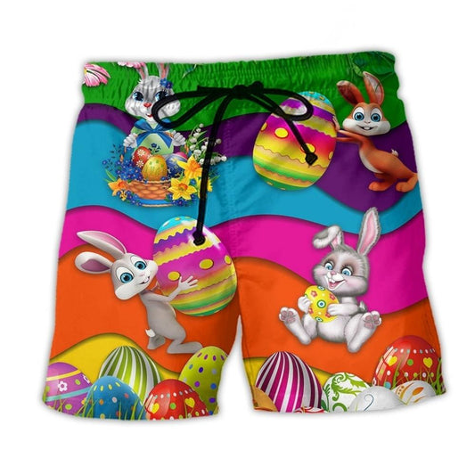 Rabbit Bright Easter Day - Beach Short