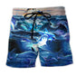 Dolphin Ocean Human Love – Beach Short