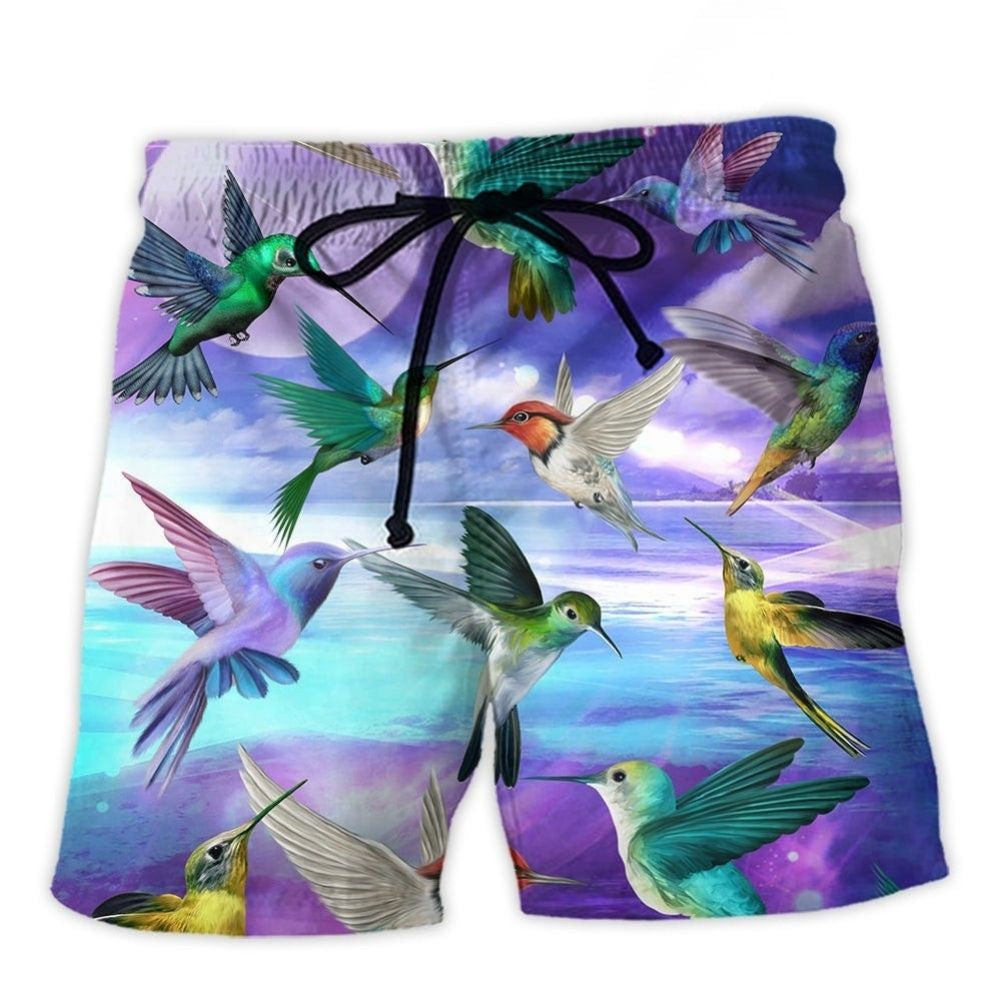 Fantasy Hummingbird Dream World Art – Beach Short