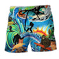 Bigfoot Surfing Cool Style - Beach Short