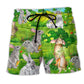 Rabbit Carrot Animal Love Style – Beach Short
