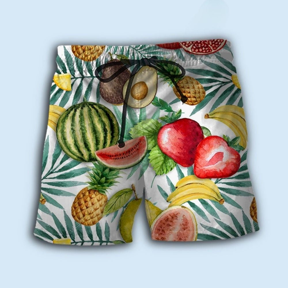 Fruit Lover Healthy Happy Life – Beach Short