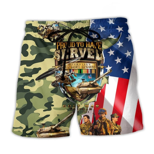 Veteran War And Peace Tribute – Beach Short