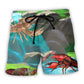 Crawfish Forest Fantasy – Beach Short