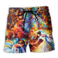Ballet Dance Colorful Artistic Style - Beach Short