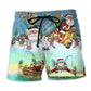 Christmas Cute Santa Style – Beach Short