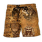 Egyptian Skull Art Style – Beach Short