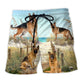 German Shepherd Loyal Best Friend Art – Beach Short
