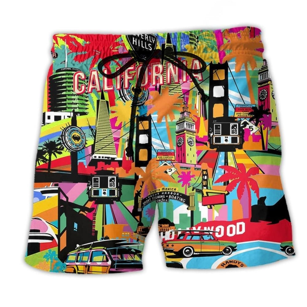 California Summer Vibes – Beach Short