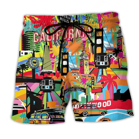California Summer Vibes – Beach Short