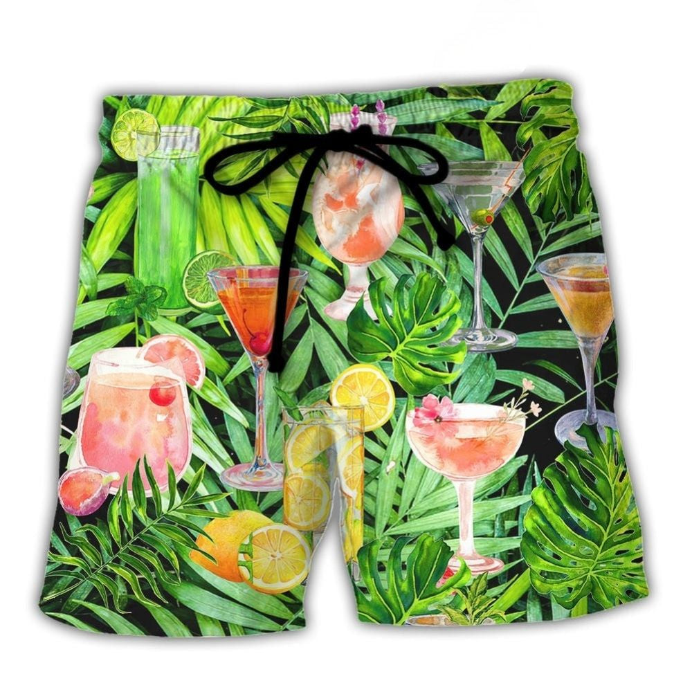 Classy Tropical Cocktail Summer – Beach Short