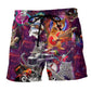 Cat Rocker Happy Day - Beach Short