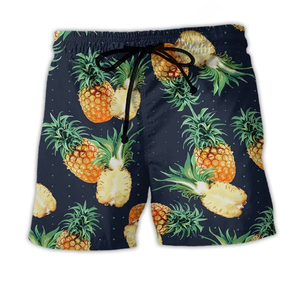 Pineapple Tropical Summer Fruit - Beach Short