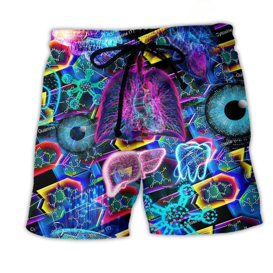 Biology Is Incredible Science Style – Beach Short