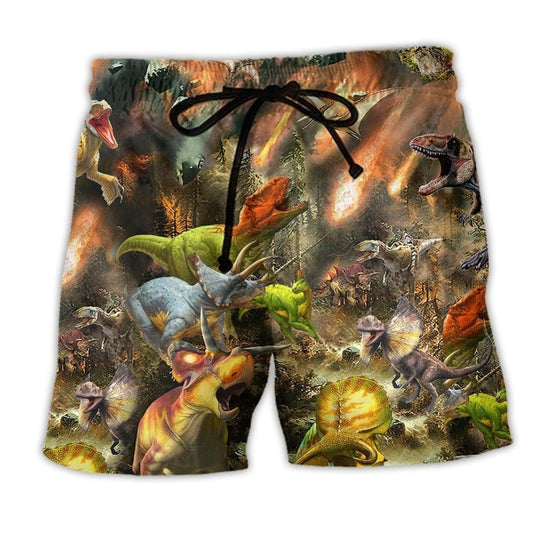 Dinosaur Friends Adventure Art – Beach Short