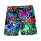 Colorful Octopus Light Fantasy – Beach Short