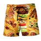Fast Food Delicious Art – Beach Short