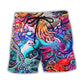 Colorful Octopus Lover Creative – Beach Short