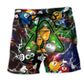 Billiard Lover Christmas Lightning – Beach Short