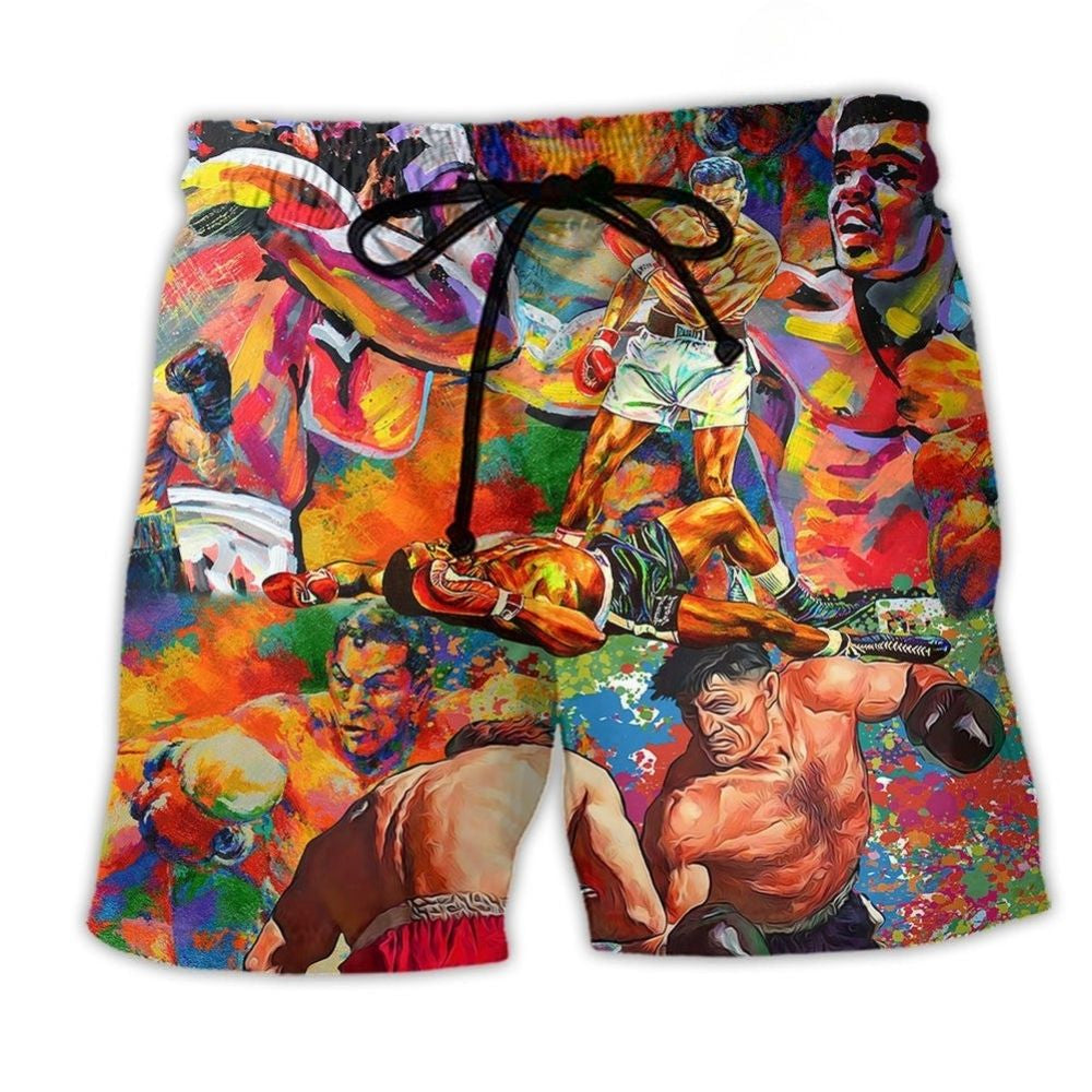 Boxing Therapy Color Art – Beach Short
