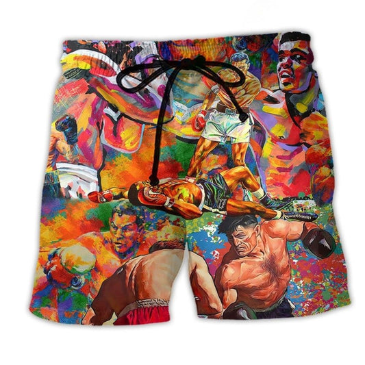 Boxing Therapy Color Art – Beach Short