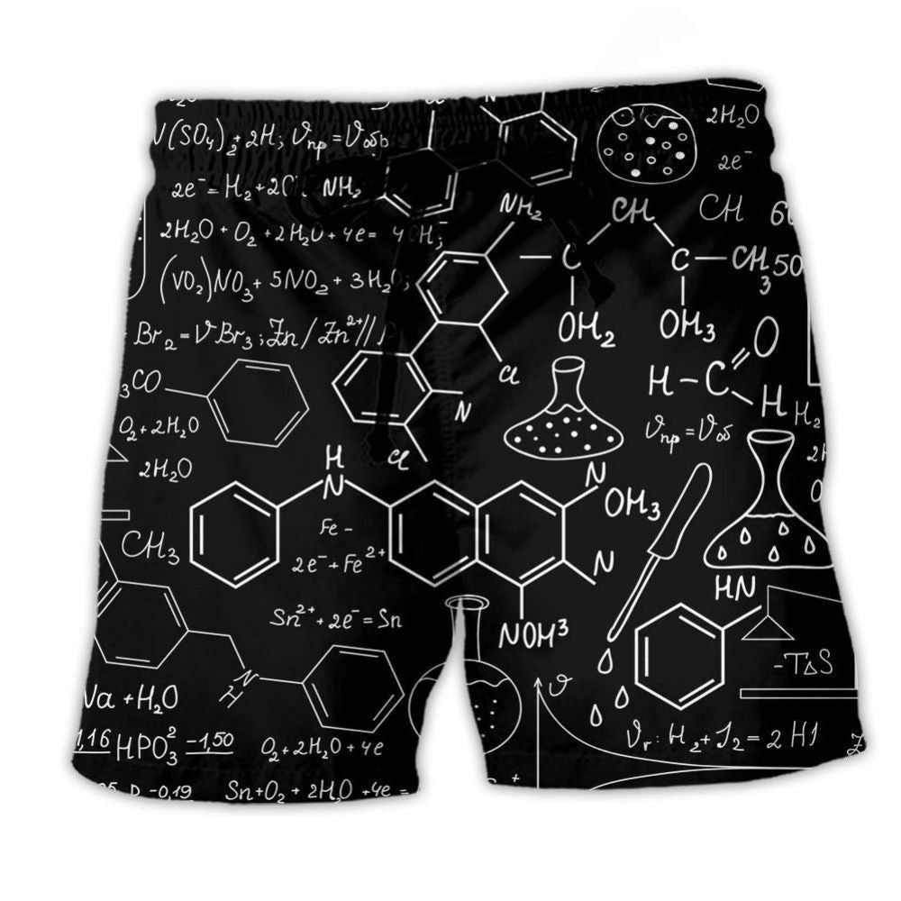 Chemistry Minimal Black – Beach Short