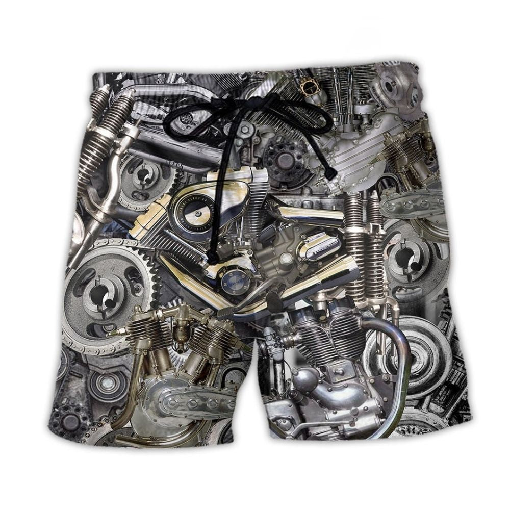 Motorcycle Chrome Classic Riders – Beach Short