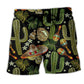 Mexican Skull Dark Cool Art – Beach Short