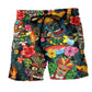 Tiki Hawaii Island Lover - Beach Short