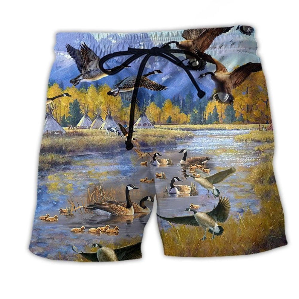 Duck Fly In The Wild Life – Beach Short