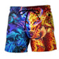 Dragon Fire And Water Fantasy – Beach Short