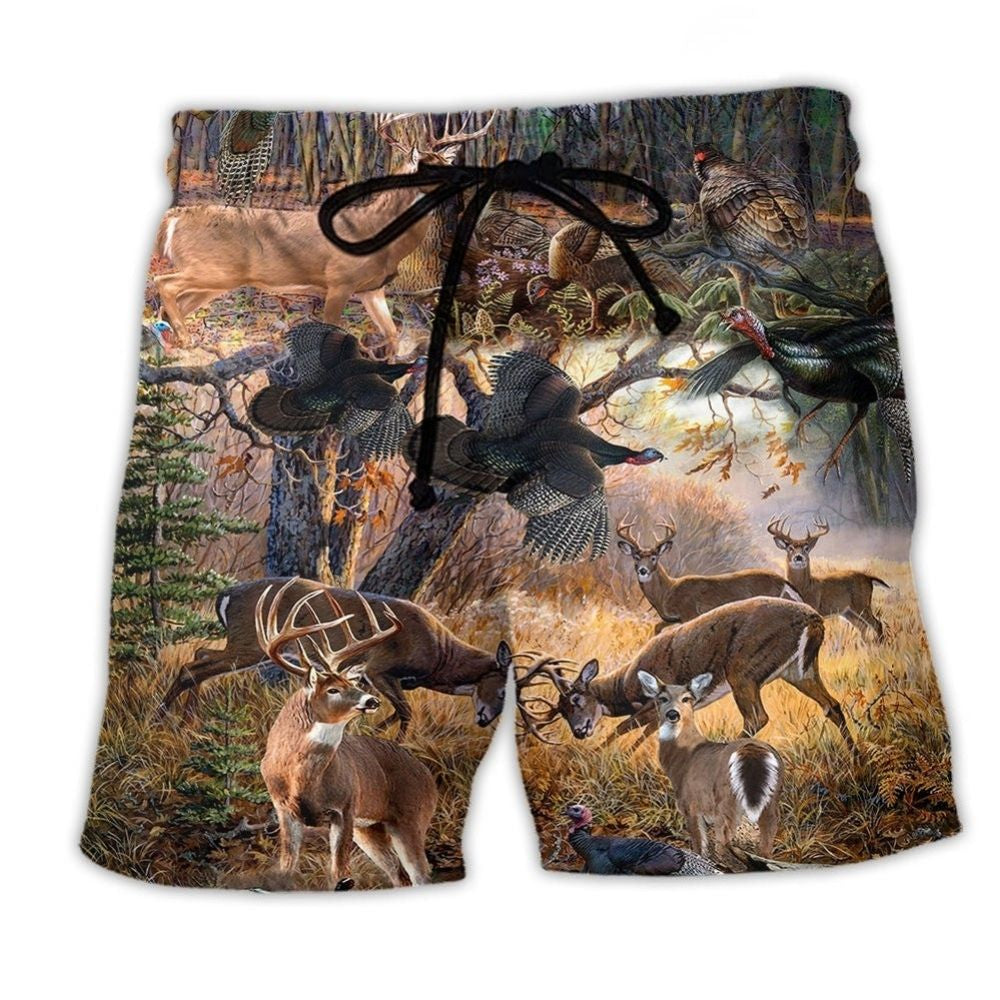 Hunting Humor Outdoor Art – Beach Short