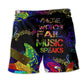 Guitar Music Speaks Colorful – Beach Short