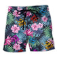 Tropical Frog Summer Vibes Art – Beach Short