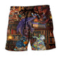 Dragon Books Weekend Reader Art – Beach Short