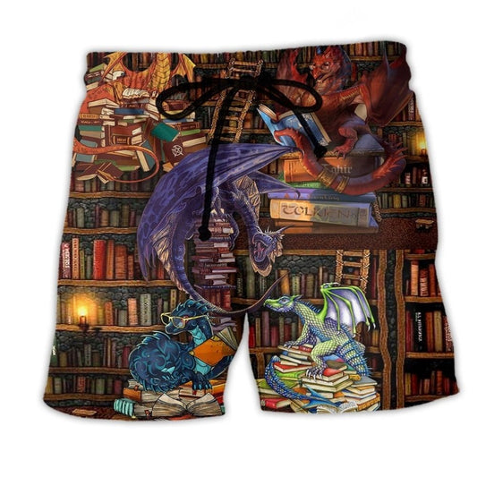 Dragon Books Weekend Reader Art – Beach Short