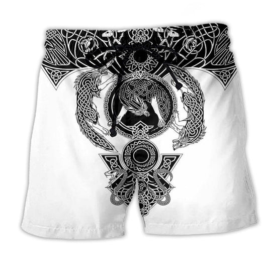 Viking Warrior Blood Art – Beach Short