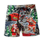 Hot Rod Merry Christmas Style – Beach Short