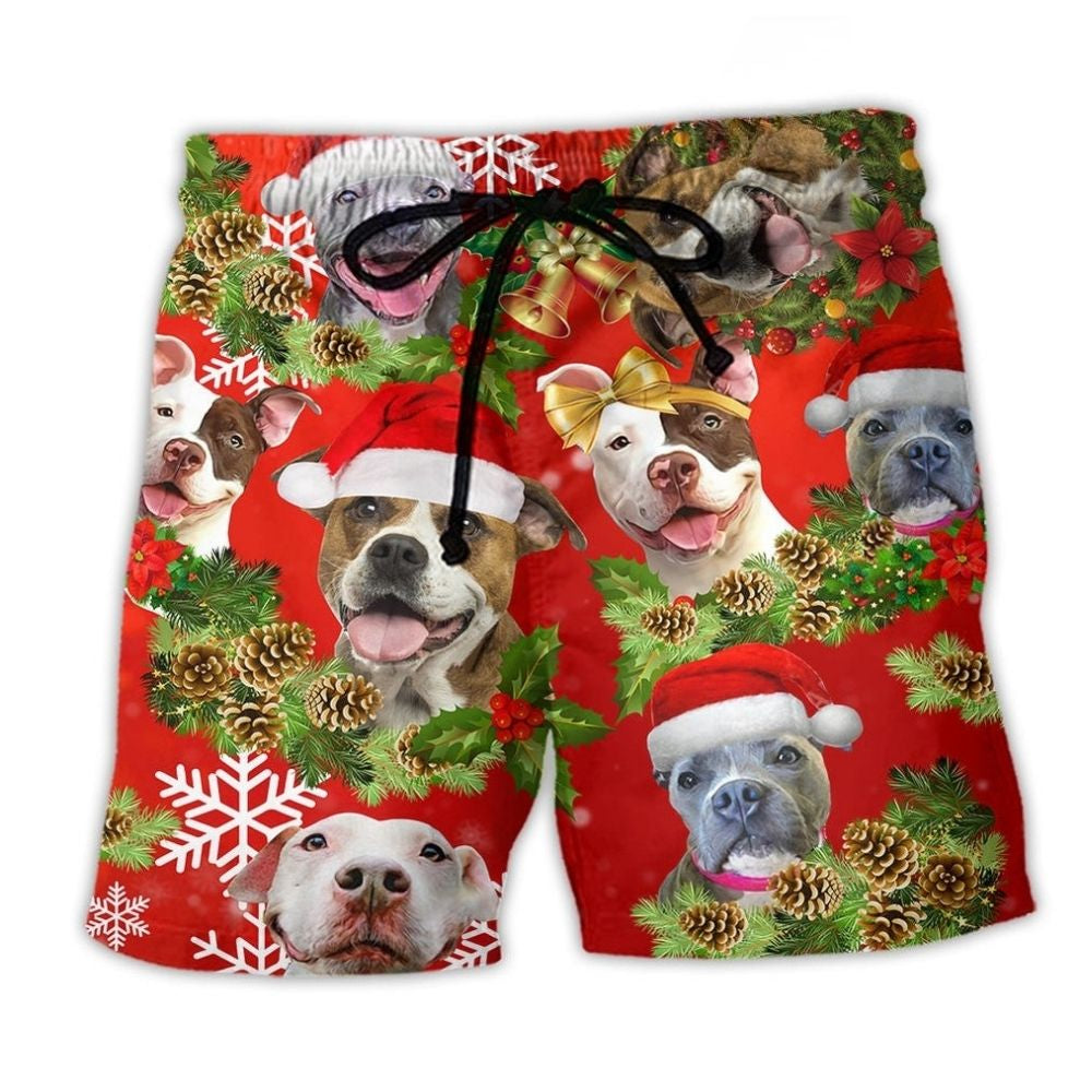 Pitbull Family Christmas – Beach Short
