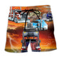 Truck Driver Blessed Style – Beach Short