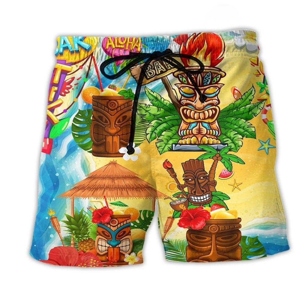 Tiki Bar Good Times Friends – Beach Short