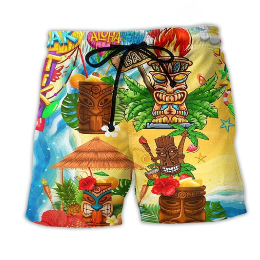 Tiki Bar Good Times Friends – Beach Short