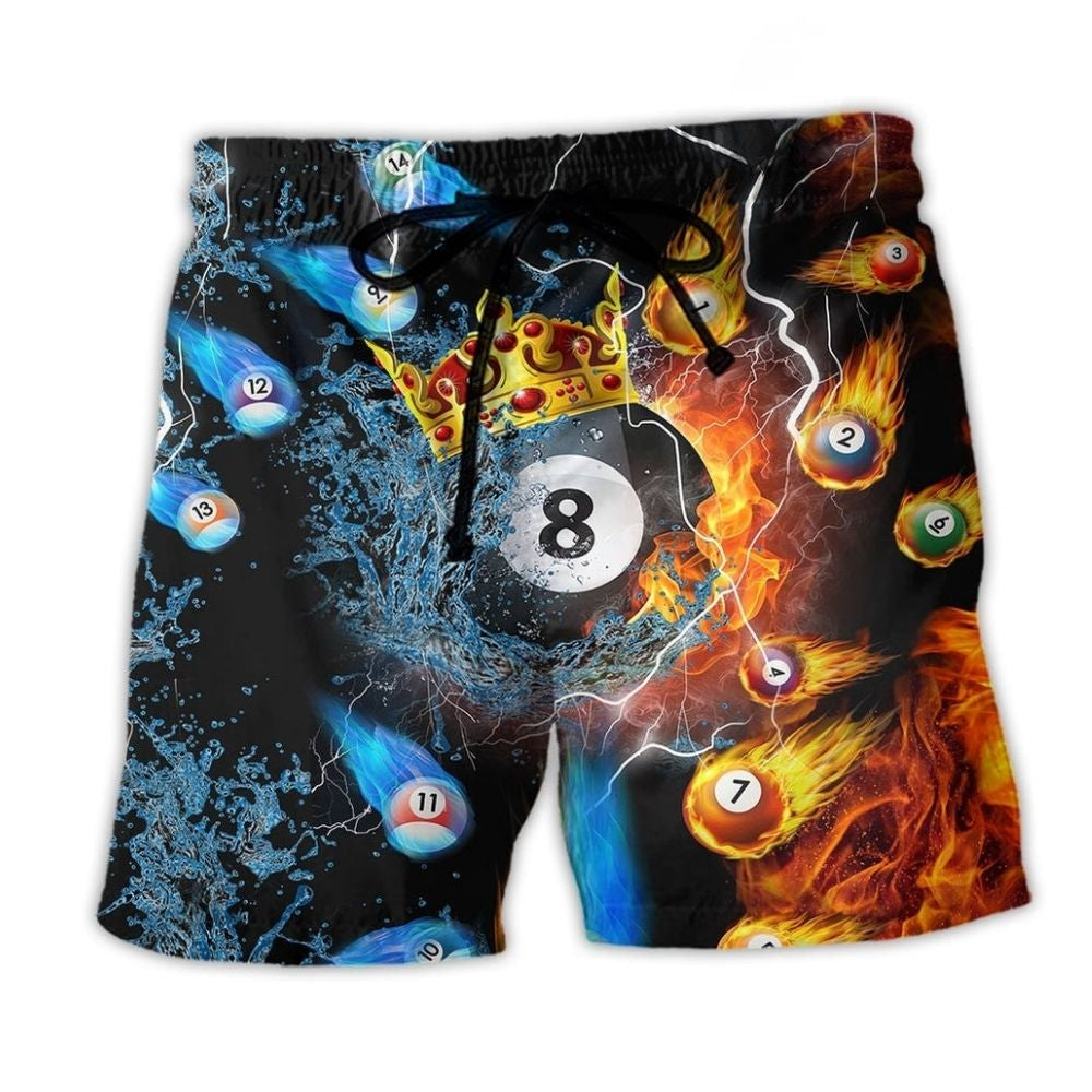 Billiard Fire Hobby Passion - Beach Short