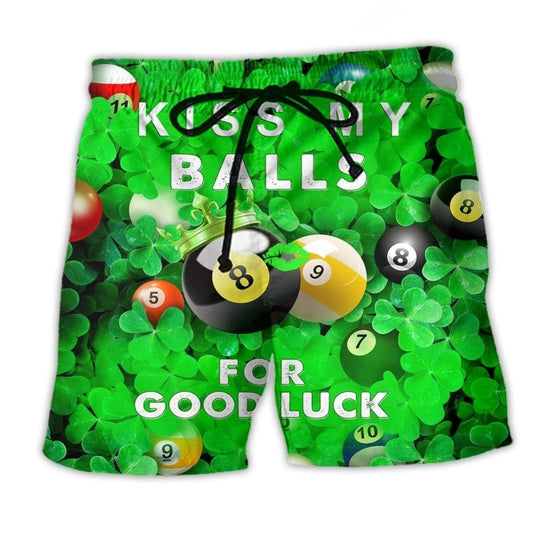 Billiard Good Luck Saint Patrick’s – Beach Short