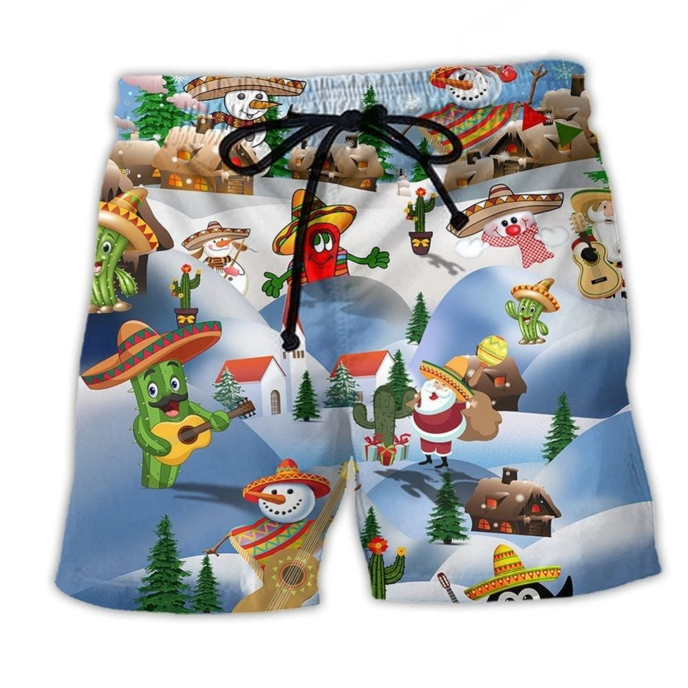 Mexican Christmas Greeting – Beach Short